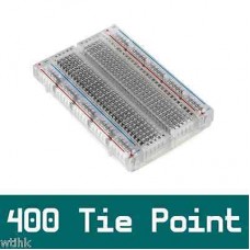 83x55mm 400 Tie Point Transparent Breadboard Solderless Prototype for Raspberry Arduino