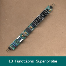 PIC16F870 SuperProbe 18-functions Logic Probe Freq Event counter PWM CAP Coil