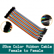 20cm  Dupond 40pin Color Ribbon Cable Female to Female Set for wire up BedBoard Ardiuno