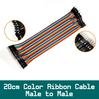 20cm  Dupond 40pin Color Ribbon Cable Male to Male Set for wire up BedBoard Ardiuno
